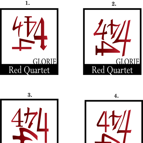 Glorie "Red Quartet" Wine Label Design Design by Spirited One