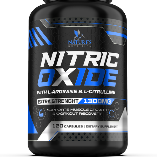 Nitric Oxide label design needed for Nature's Nutrition Design by JOHN's_AlphaCreation