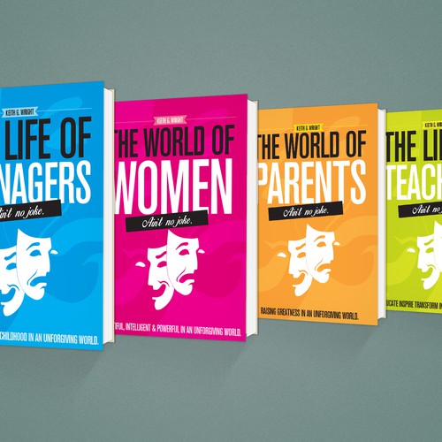 "Ain't No Joke" Book Series Cover Design Diseño de ysandeepkumar