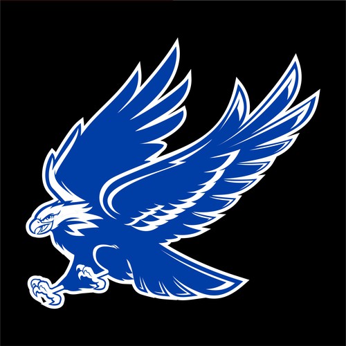 High-Flying Eagle Logo for a High-Performing School District Diseño de indraDICLVX