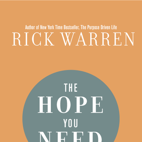 Design Rick Warren's New Book Cover Design by Xavier Fajardo