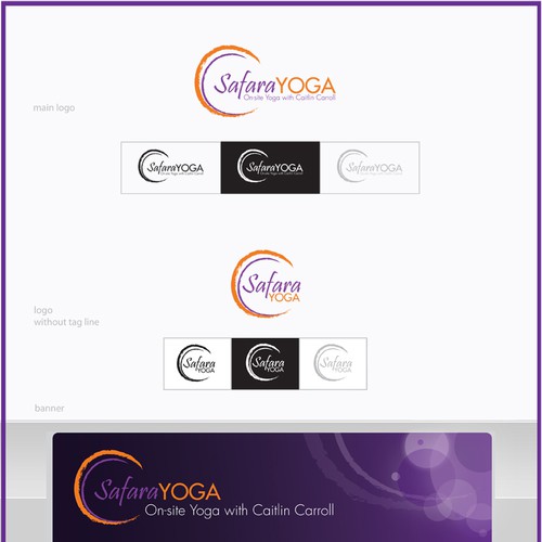 Safara Yoga seeks inspirational logo! Réalisé par Butterflyiva
