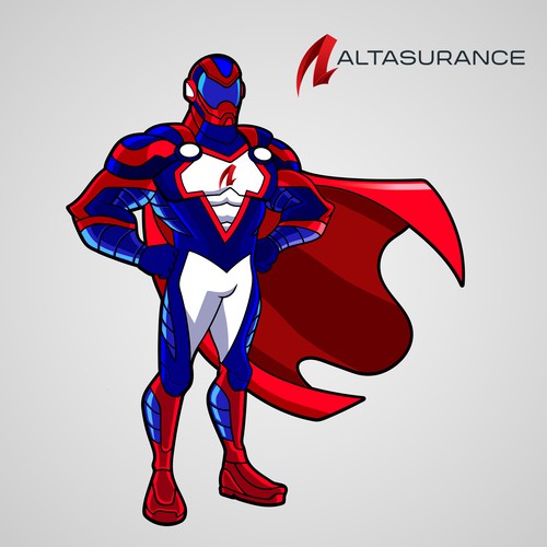 Design an Awesome Superhero Mascot for Insurance Firm Design by harwi studio