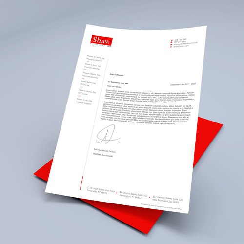 Letterhead for Divorce & Family Law Firm; Modern, Minimalist, Conservative Design Design by Xclusive16