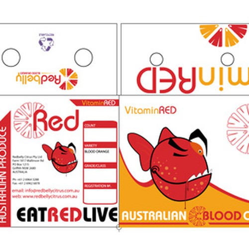 overal Veraangenamen Deens Fruit carton design | Print of verpakkingsontwerp contest | 99designs