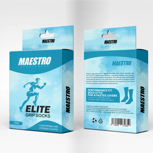 Blue Maestro Grip Socks