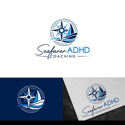 Abstract sailboat logo to evoke navigation and adventure Design by pixelamazers