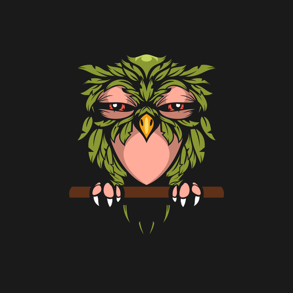 Sleepy owl 