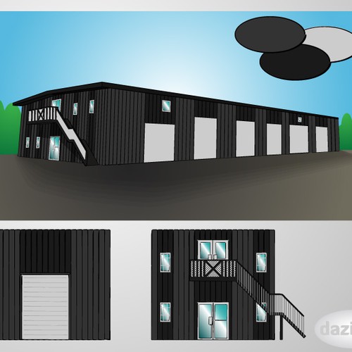 Design a color scheme for our commercial building! Design by dazigns