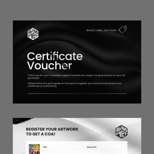 Certificate Voucher Design by Black-Pepper