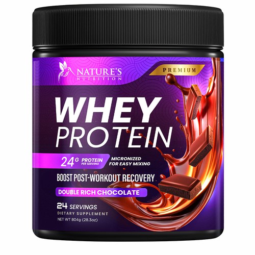 Tasty Whey Protein Chocolate Design Needed for Nature's Nutrition Design von Davi Giolo ★