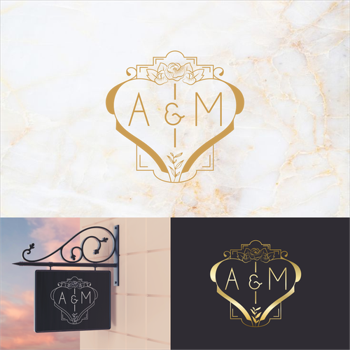 Wedding Monogram - AM Design by Elesense