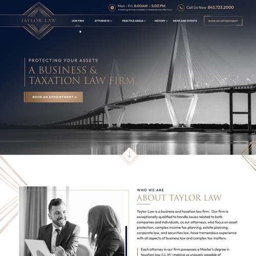 Taylow.Law Website and Software Platform Design by pb⚡️