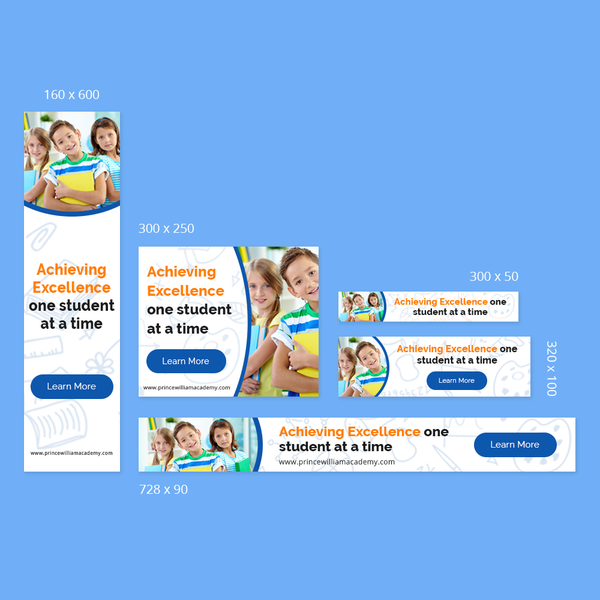 Prince William Academy - Banner Ad