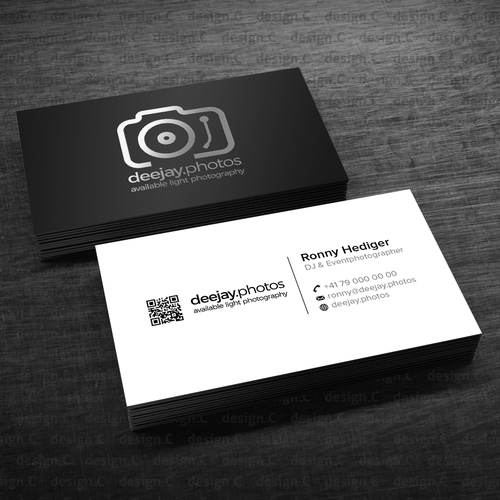 Business Card For Dj Eventphotographer Contest Della Categoria Biglietto Da Visita 99designs