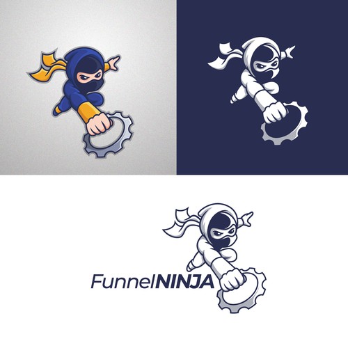 Looking For A Ninja Logo For Our Marketing Agency 🥷🏻 Design by masjacky