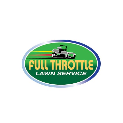 New logo wanted for Full Throttle Lawn Service Design by LogoArtPro