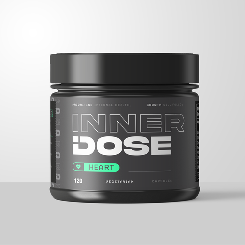 Minimal supplement bottle label design for male elite athletes Design by Mousers