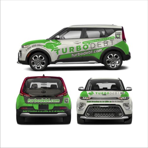 Design di Kia Soul Car Wrap Design for Hot Fintech Startup di e^design