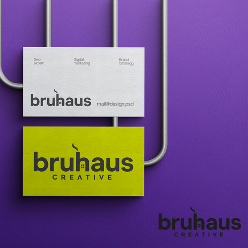 New creative agency 'BRUHAUS' needs a logo and identity! Design by rosamala