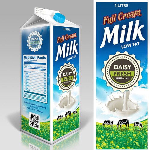 1 litre uht milk carton packaging, Product packaging contest