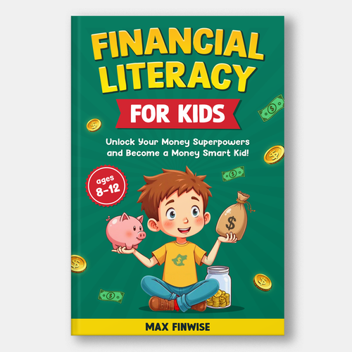 Financial Literacy Book for Kids, Ages 8 to 12 Design by Elevence