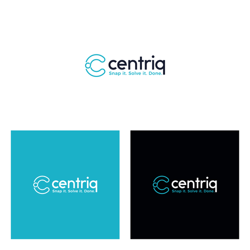 Centriq logo Design by kdgraphics