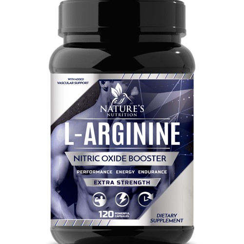 Powerful L-Arginine Capsules Design Needed for Nature's Nutrition Design by Wfemme