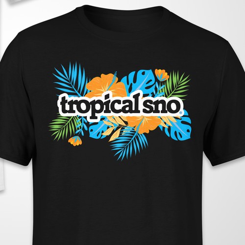 Tropical T-Shirt Design Design by PEDROVALERODSGN ✅