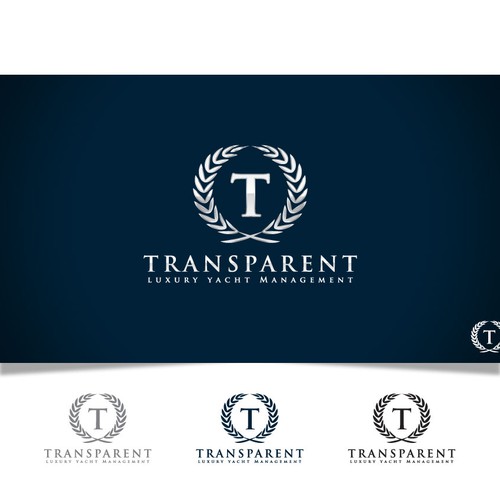 logo for TRANSPARENT Luxury Yacht Management Design by CoffStudio™⚡