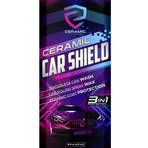 Ceramic Car Shield needs a design for its Wash, Wax, and Protect.-ontwerp door Wilson8a