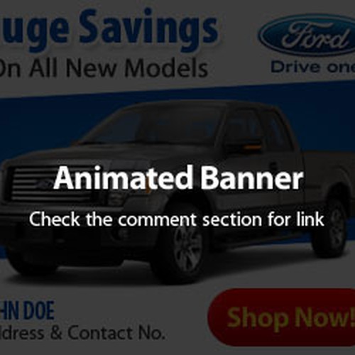 Create banner ads across automotive brands (Multiple winners!) Réalisé par xrxdesign