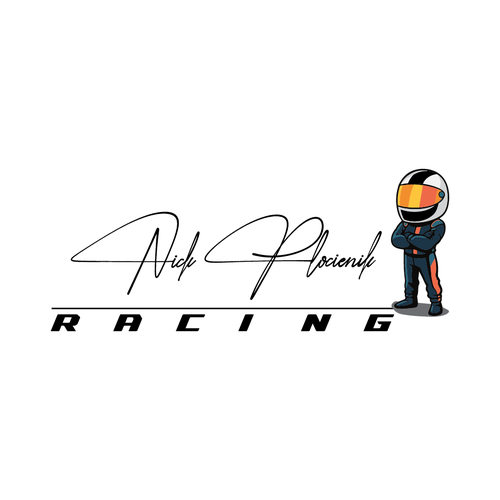 Race car driver logo and signature Diseño de hery_krist