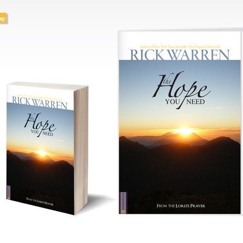 Design Rick Warren's New Book Cover Design por dobleve