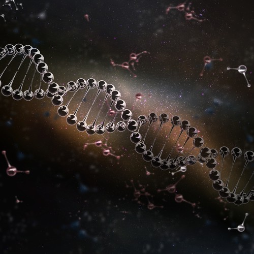 Fun, Creative Double Helix DNA Graphic Design by Ozzyvill