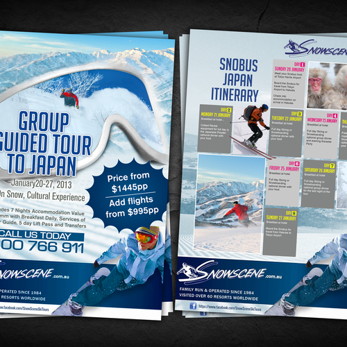 Help Snowscene with a new postcard or flyer デザイン by sercor80