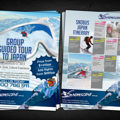 Help Snowscene with a new postcard or flyer Réalisé par sercor80