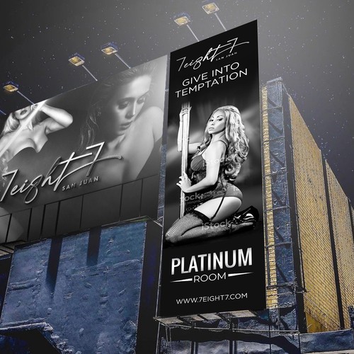 Billboard for a Nightclub and Gentlemen’s Club Design by Sketch Media™