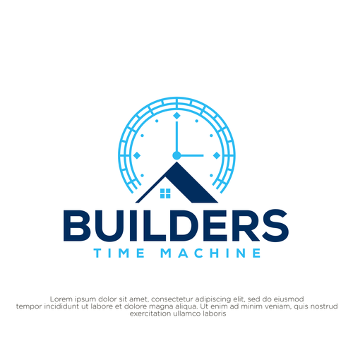 Builders Time Machine Logo Design Design by 7Overlay