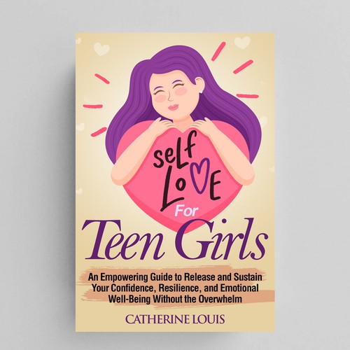 colorful cover to appeal to teen girls and their self-esteem Design by COMGUYZ
