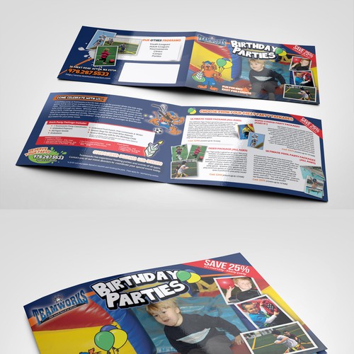 Diseño de Birthday Party Brochure for Sport & Recreation Facility de irfansyahfir