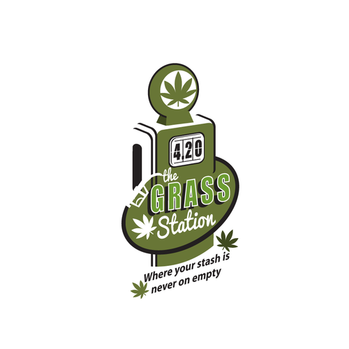 The Grass Station (Recreational Cannabis) Logo Logo design contest