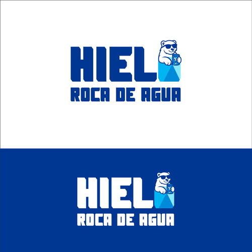 "Hielo Roca de Agua" winning Logo design