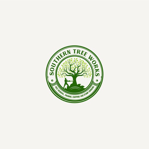 sleek and professional logo for a tree business Design by lrasyid88