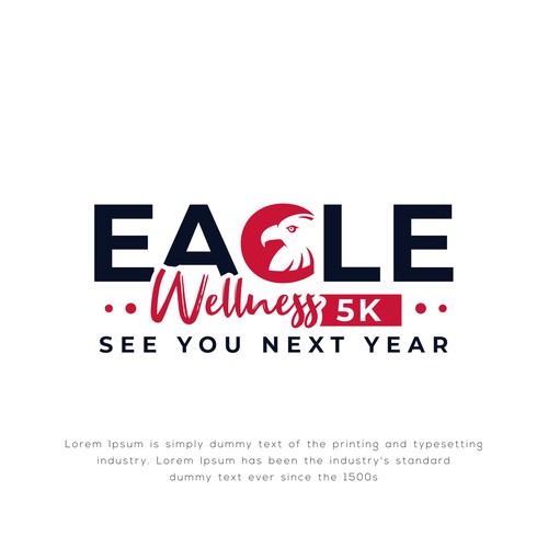 Design modern logo for a Eagle 5K Walk/Run for North Carolina Central University Ultimate Homecoming Design by 7Overlay