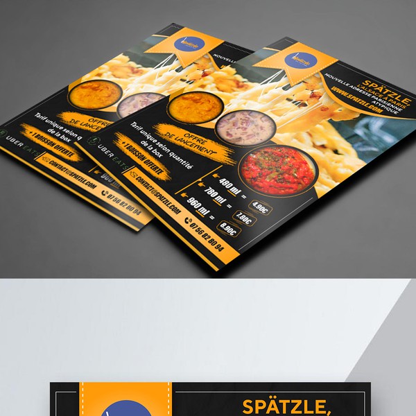 Flyers Spatzle Postcard Flyer Or Print Contest 99designs