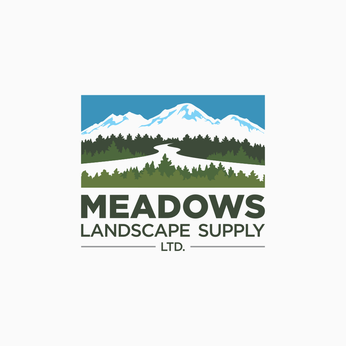 Create an updated and modern look of Meadows Landscape Supply Ltd