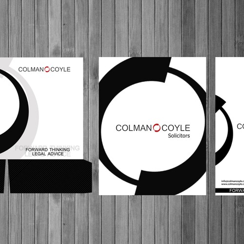 A4 folder cover design for solicitors Design by OKVisuals