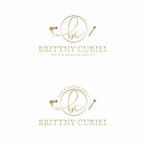 Design A Creative Beauty Industry Logo For Celebrity Hair Makeup Artist Brittny Curiel Logo Design Contest 99designs