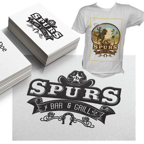 Design a country western logo for Alaskan Bar! Design by Nina itd